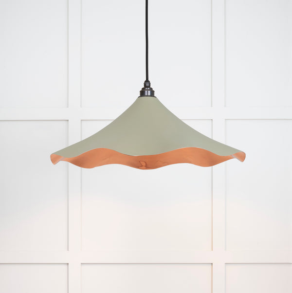 From The Anvil's Smooth Copper Smooth Copper Flora Pendant