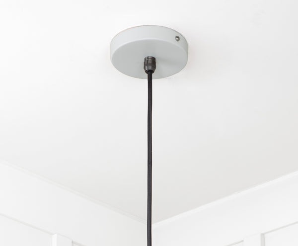 Smooth Nickel Flora Pendant