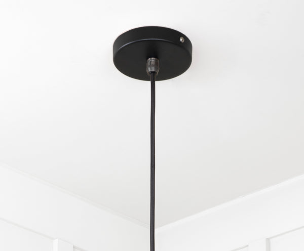 Smooth Nickel Flora Pendant