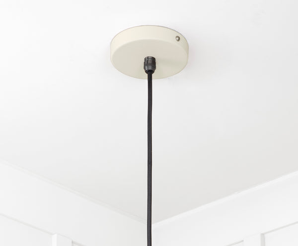 Smooth Brass Flora Pendant