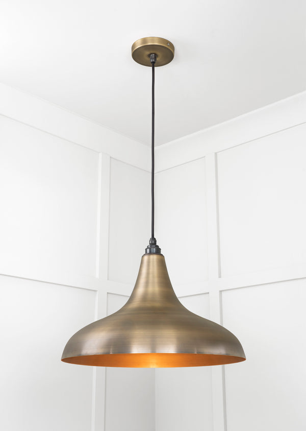 Aged Brass Frankley Pendant