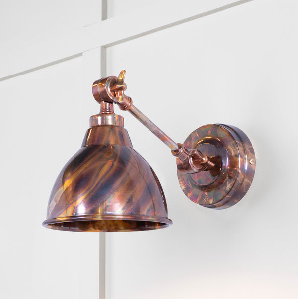 Burnished Brindley Wall Light by From The Anvil