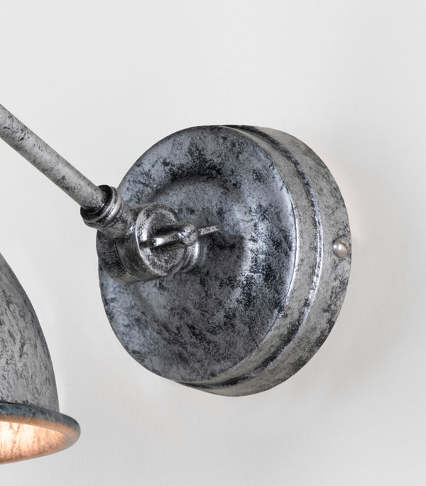 Pewter Brindley Wall Light by From The Anvil