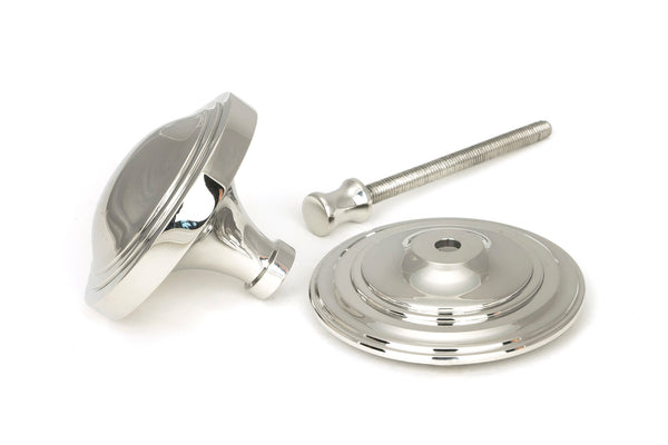 Art Deco Centre Door Knob by From The Anvil
