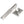From The Anvil's Polished Marine SS (316) Brompton Lever on Rose Set (Sprung)