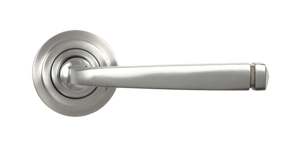 Avon Round Lever on Rose Set (Sprung) by From The Anvil