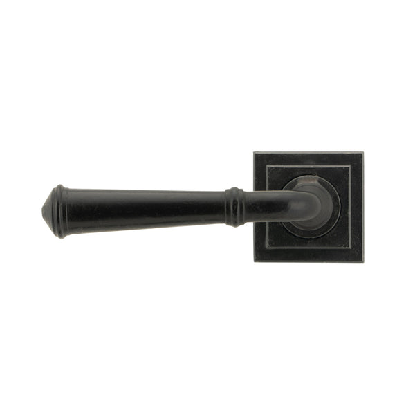 External Beeswax Regency Lever on Rose Set (Square) - Unsprung