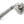From The Anvil's Pewter Patina Hammered Newbury Lever on Rose Set (Unsprung)