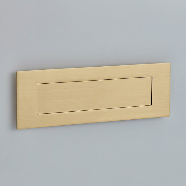 Croft Ironmongery, Flush Letter Plate-5000, Exterior hardware, Flush Letter Plate