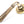 From The Anvil's Aged Brass Hammered Newbury Lever on Rose Set (Unsprung)