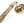 From The Anvil's Aged Brass Hammered Newbury Lever on Rose Set (Unsprung)