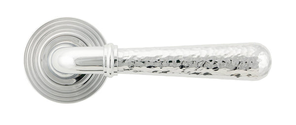 Hammered Newbury Lever on Rose Set (Unsprung) by From The Anvil