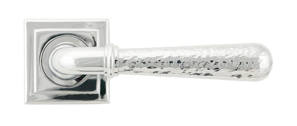 Hammered Newbury Lever on Rose Set (Unsprung) by From The Anvil