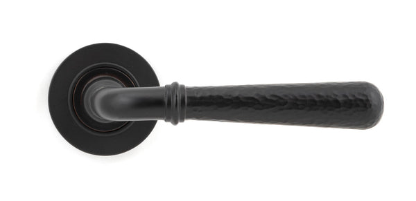Hammered Newbury Lever on Rose Set (Unsprung) by From The Anvil