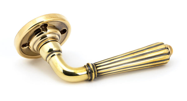 Hinton Lever on Rose Set (Unsprung) by From The Anvil