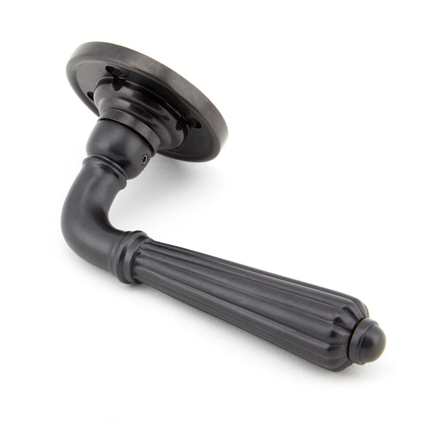 Hinton Lever on Rose Set (Unsprung) by From The Anvil