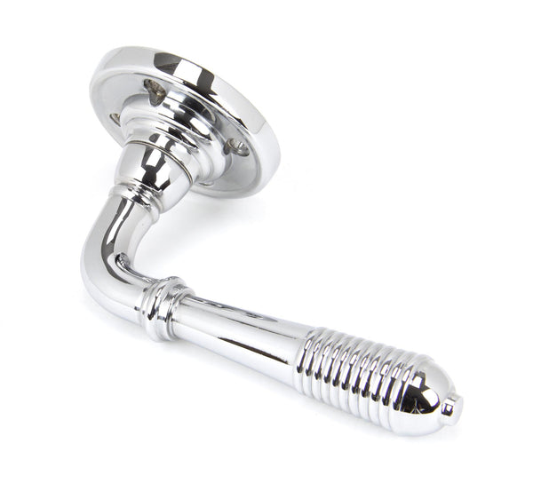 Reeded Lever on Rose Set by From The Anvil