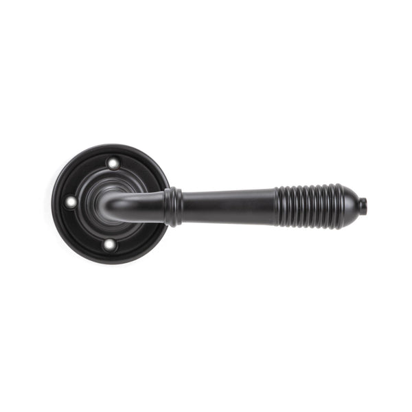 Reeded Lever on Rose Set by From The Anvil