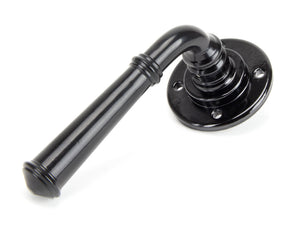 From The Anvil's Black Regency Lever on Rose Set