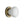 Plain White Porcelain Door Knob on Rose by M Marcus - Heritage Brass