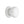 Plain White Porcelain Door Knob on Rose by M Marcus - Heritage Brass