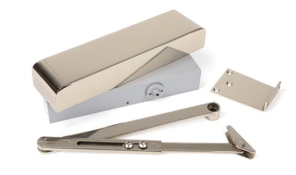 Polished Nickel Size 2-5 Door Closer & Cover