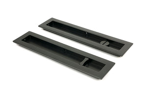 From The Anvil, 250mm Plain Rectangular Pull - Privacy Set, Sliding Door Hardware, Rectangular Pulls - Privacy