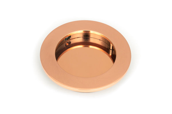 From The Anvil's Polished Bronze Plain Round Pull