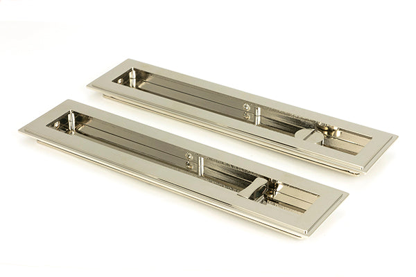 From The Anvil, 250mm Art Deco Rectangular Pull -Privacy Set, Sliding Door Hardware, Rectangular Pulls - Privacy