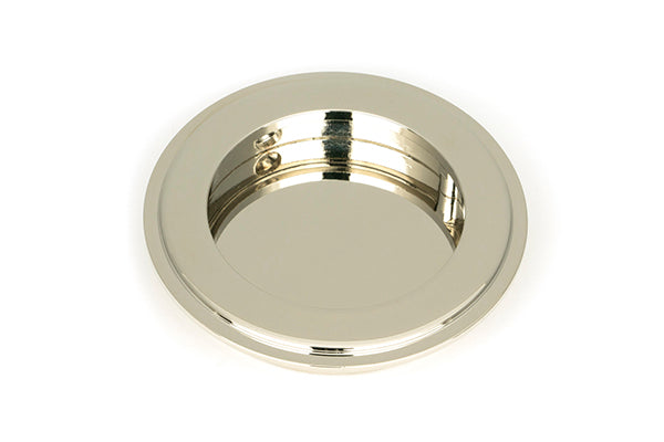 From The Anvil, 75mm Art Deco Round Pull, Sliding Door Hardware, Round Pulls