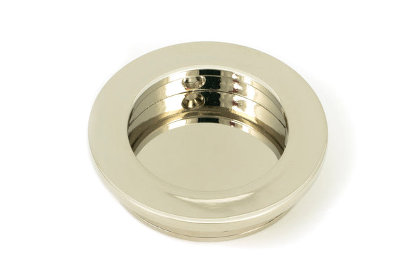 From The Anvil's Polished Nickel Plain Round Pull