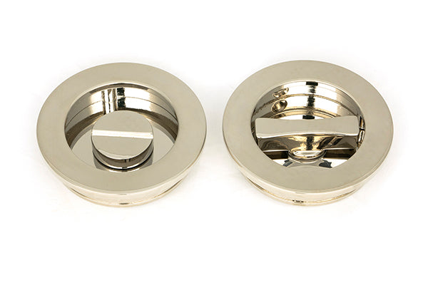 From The Anvil, 60mm Plain Round Pull - Privacy Set, Sliding Door Hardware, Round Pulls - Privacy