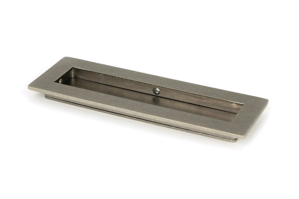 From The Anvil's Pewter Patina Plain Rectangular Pull