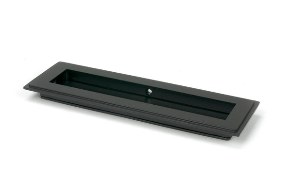 From The Anvil's Matt Black Art Deco Rectangular Pull