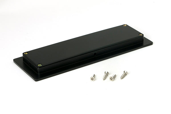 Matt Black 175mm Plain Rectangular Pull