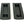 Matt Black 175mm Plain Rectangular Pull - Privacy Set