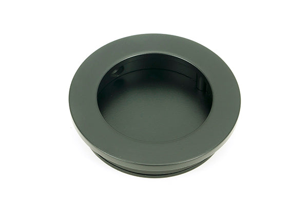 Matt Black 60mm Plain Round Pull