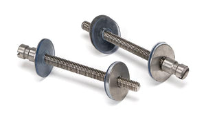 From The Anvil, Satin 100mm Back to Back Fixings for T Bar (2), Door Pull Handles, Pull Handles