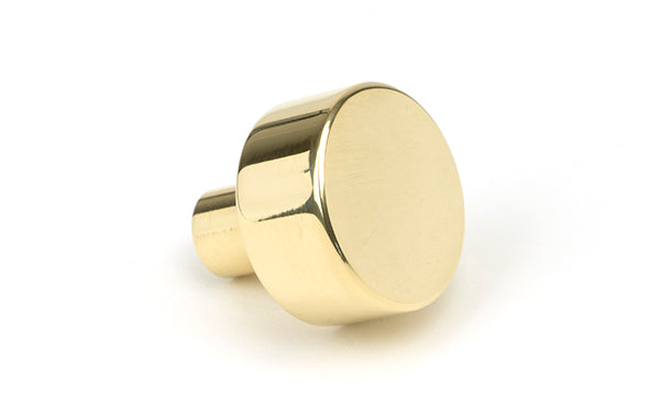 Polished Brass Kelso Cabinet Knob - 25mm (No Rose)