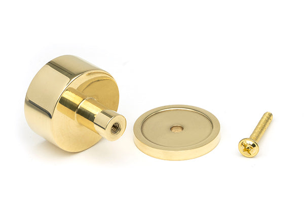 Polished Brass Kelso Cabinet Knob - 32mm (Plain)