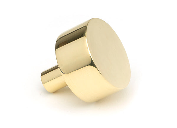 Polished Brass Kelso Cabinet Knob - 32mm (No Rose)