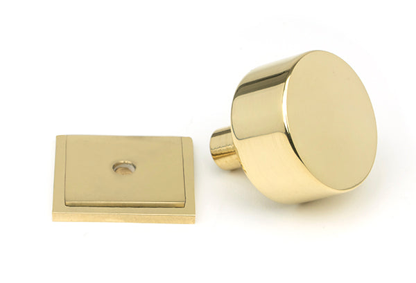 Polished Brass Kelso Cabinet Knob - 32mm (Square)