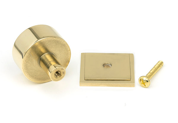 Polished Brass Kelso Cabinet Knob - 32mm (Square)