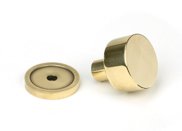 Aged Brass Kelso Cabinet Knob - 25mm (Plain)