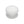Porcelain Cabinet Knob Plain White - Porcelain - 32 mm