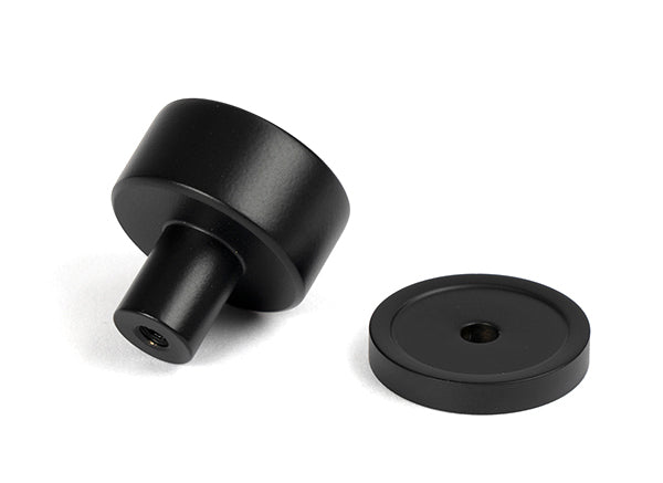 Matt Black Kelso Cabinet Knob - 25mm (Plain)