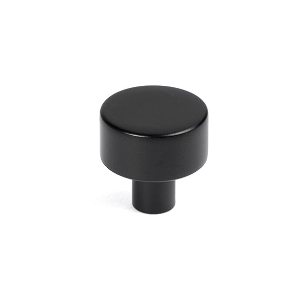 Matt Black Kelso Cabinet Knob - 25mm (No rose)