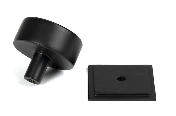 Matt Black Kelso Cabinet Knob - 38mm (Square)