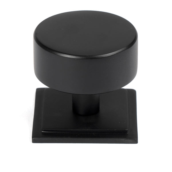 From The Anvil's Matt Black 38mm Kelso Cabinet Knob