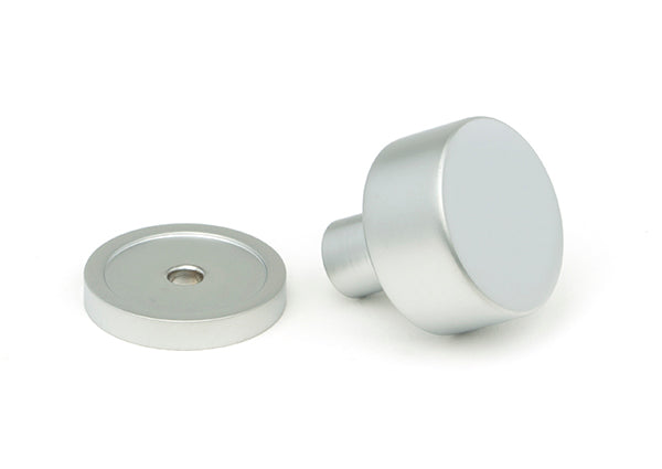 Satin Chrome Kelso Cabinet Knob - 25mm (Plain)